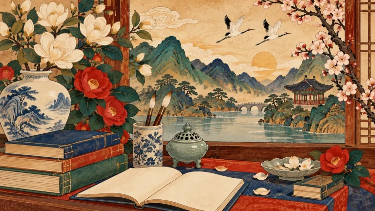 Painted illustration for The 10 Most Beautiful Native Korean Words