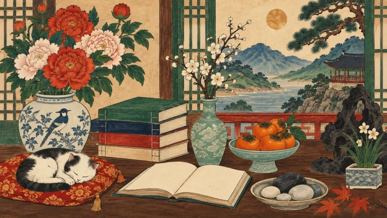 Painted illustration for Easy Guide to Korean Adjectives