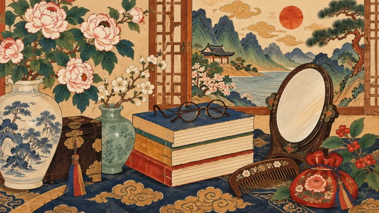 Painted illustration for How to Describe a Person in Korean: Vocabulary for Physical Characteristics and Personality