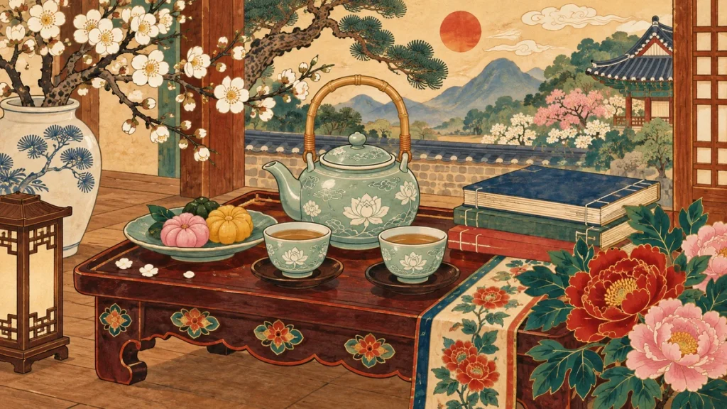 Painted illustration for 5 Things You Should Know About “please” and “thank you” in Korean