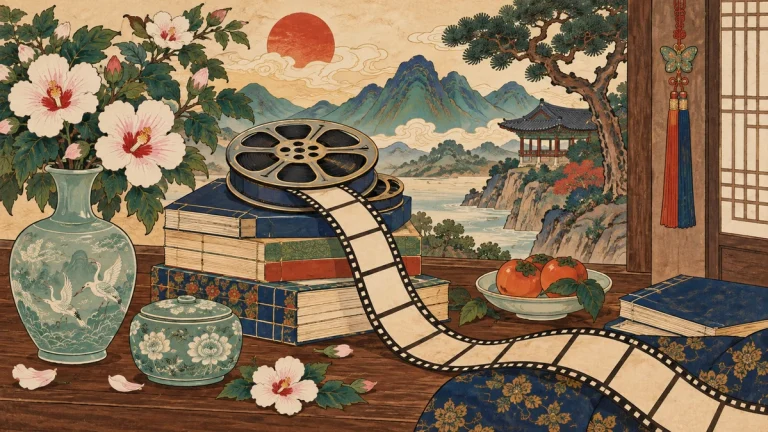 Painted illustration for The 15 Must-Watch  Korean Movies